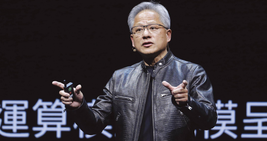 黃仁勳今日將抵達台中清泉崗機場，直奔矽品參加揭牌儀式。（圖／報系資料照）