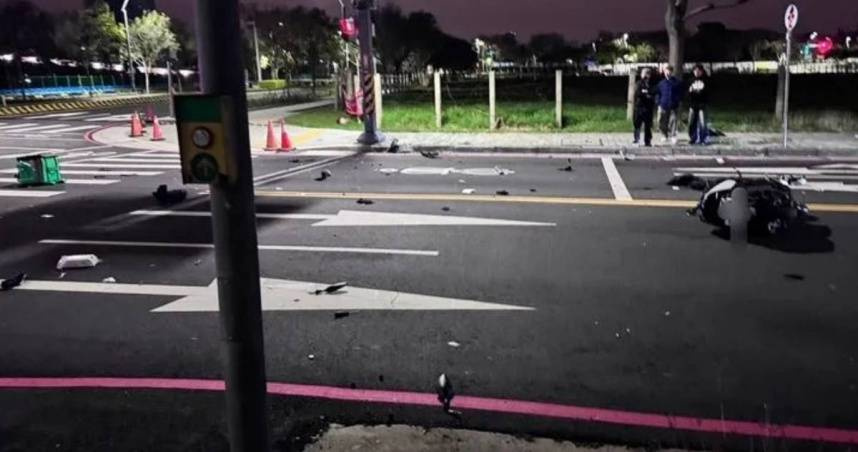 22歲陳姓外送員慘遭無照洗車工酒駕撞死。（圖／翻攝畫面）