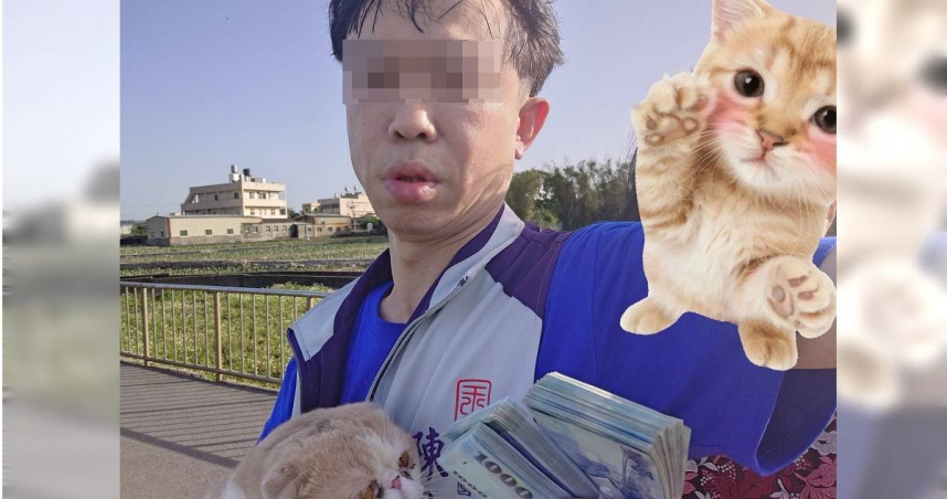飼主重金懸賞50萬尋愛貓，如今找到了。（圖／翻攝自臉書／沙鹿之美，下同）