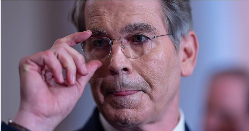 美國財政部長貝森特（Scott Bessent）。（圖／達志／美聯社）