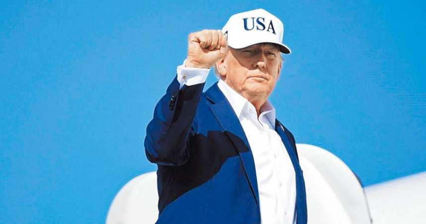 川普的對等關稅第一波名單出爐。（圖／路透社）