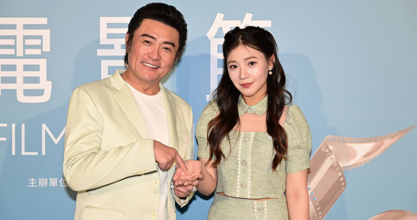 李㼈、與李紫嫣父女檔。（圖／桃園電影節）