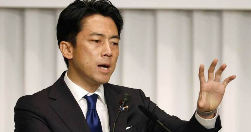 小泉進次郎。（圖／達志／美聯社）