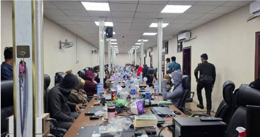 柬埔寨110天掃蕩電詐專項行動，已逮捕3455人。（圖／翻攝自《柬中時報》）