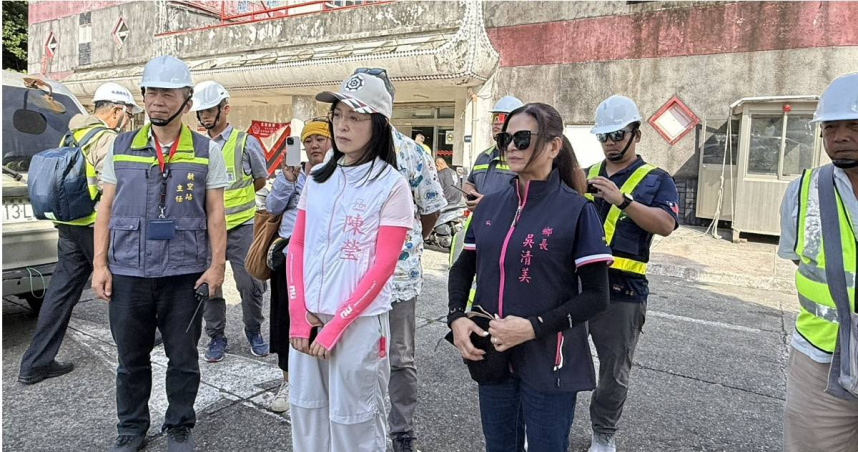 陳瑩關心蘭嶼機場改建進度、ATM設置情形，提升離島交通品質及金融便利性。（圖／陳瑩辦公室提供）