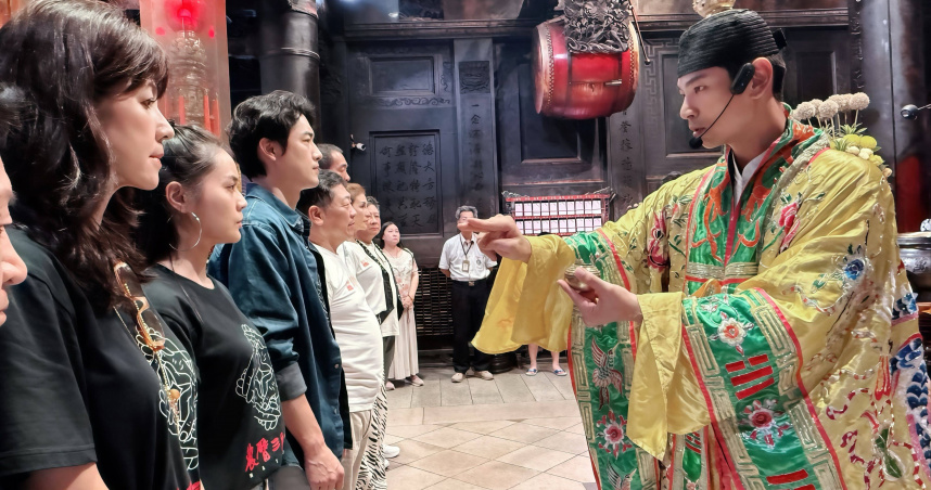 楊子儀化身三穗道長　《農曆三月二十三》重回北港朝天宮「放電影給媽祖看」