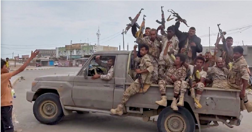 葉門胡塞武裝（Houthis）士兵。（圖／達志／美聯社）