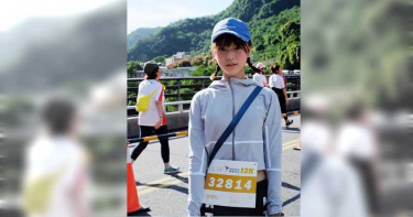 項婕如挑戰太魯閣馬拉松12K 空腹衝刺為補給