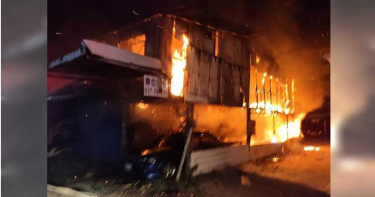 苗栗中正路鐵皮屋深夜傳火警 疑電線走火釀災