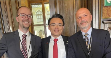 國民黨立委洪孟楷表示，此次出訪捷克，有個重點就是拜訪捷克國家博物館。（圖／翻攝洪孟楷臉書）