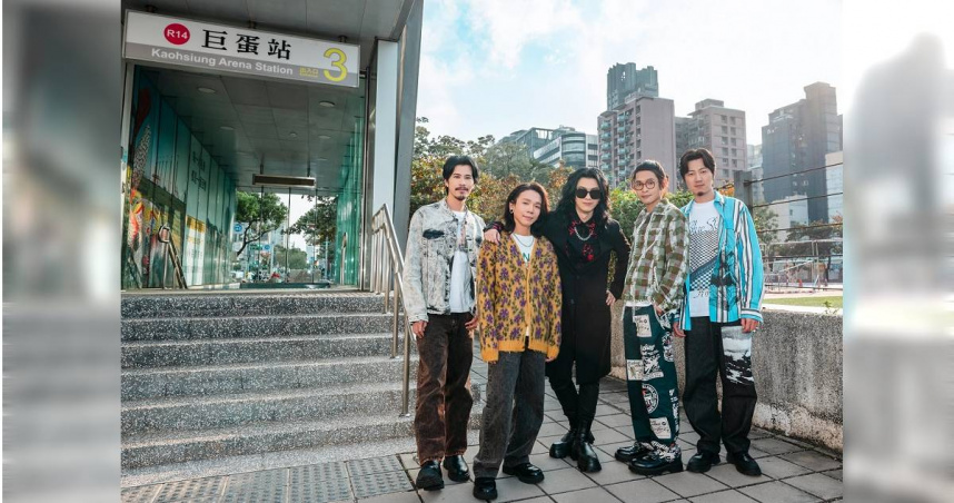 麋先生前往高雄巨蛋提前感受場地氛圍。（圖／相信音樂提供）