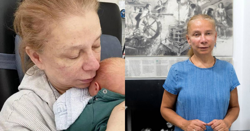 66歲的亞歷桑德拉近日誕下第10個孩子。（圖／達志／美聯社）、(翻攝自X／@mynet）