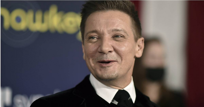 飾演漫威漫畫角色「鷹眼」的美國54歲男星傑瑞米·雷納（Jeremy Renner）。（圖／達志／美聯社）