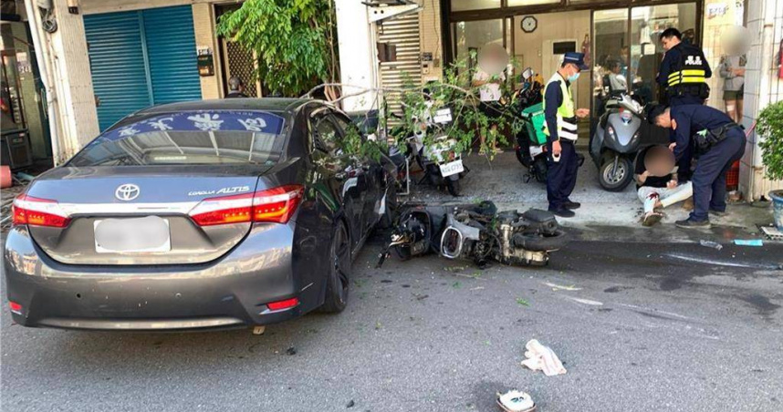 台中市22歲林姓男子去年12月涉毒駕又酒駕連撞9車，釀1死3傷慘劇，收押至今的林以偵查中高度配合，且「此案經過均有監視錄影畫面」，向法院聲請交保遭駁回。（圖／民眾提供）