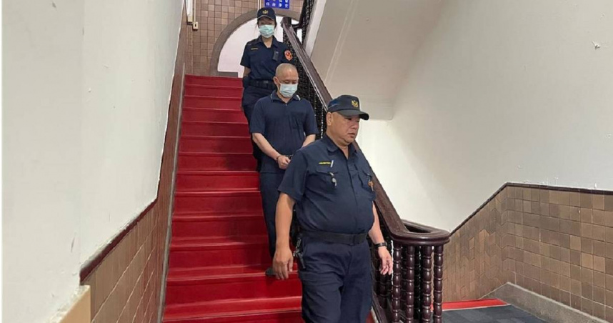 新北三峽雙屍案凶手沈文賓前後6度遭到判死，又提出聲請再審，今日在高等法院開庭。（圖／翻攝畫面）