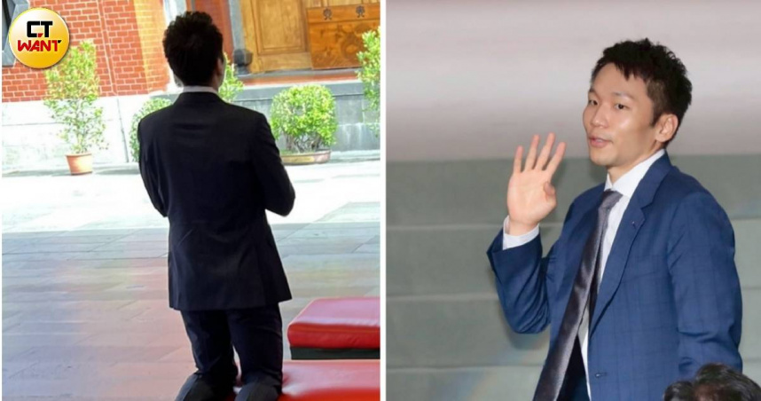 李洋上任運動部部長當天早上，被本刊讀者直擊前往行天宮拜拜祈求順利。（圖／讀者提供、黃耀徵攝）