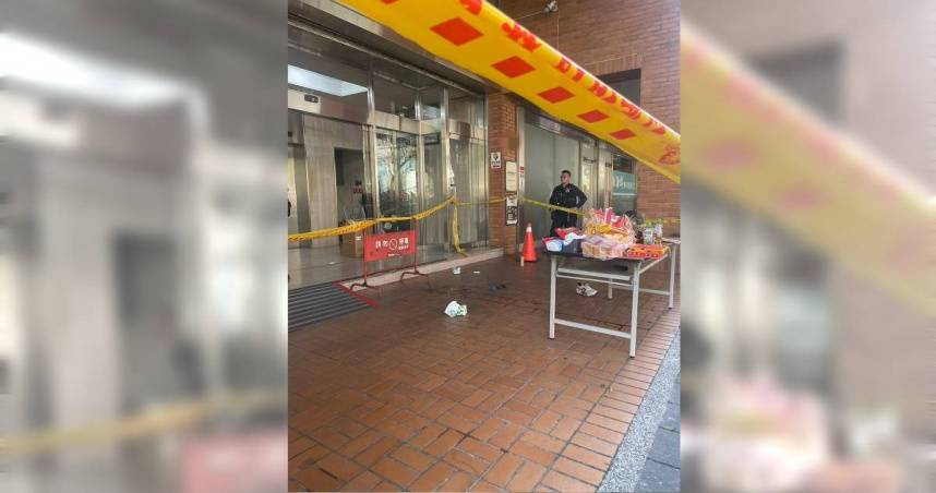 大安區某醫美診所開工日團拜遭開槍，負責人腿部中彈，經救治後已無生命危險。（圖／翻攝畫面）