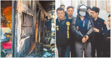 台南縱火7死!嫌犯冷笑:多燒死幾個沒關係 開庭發狂「自斷左手」