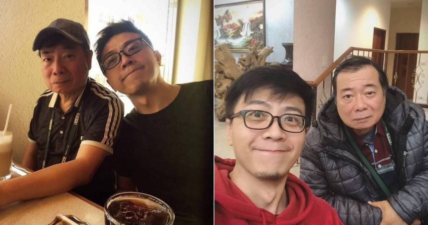 廖錦德是資深藝人廖峻的兒子。（圖／翻攝自廖峻、 錦德臉書）