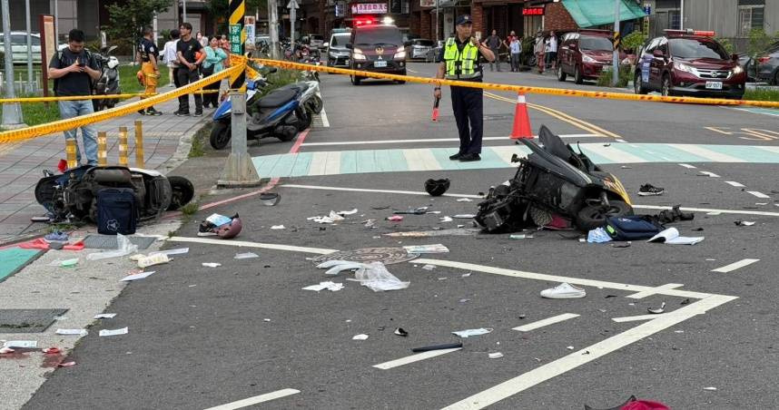 三峽嚴重車禍釀3死12傷，分別送往三間醫院，恩主公醫院今發聲明。（圖／沈建邦攝）