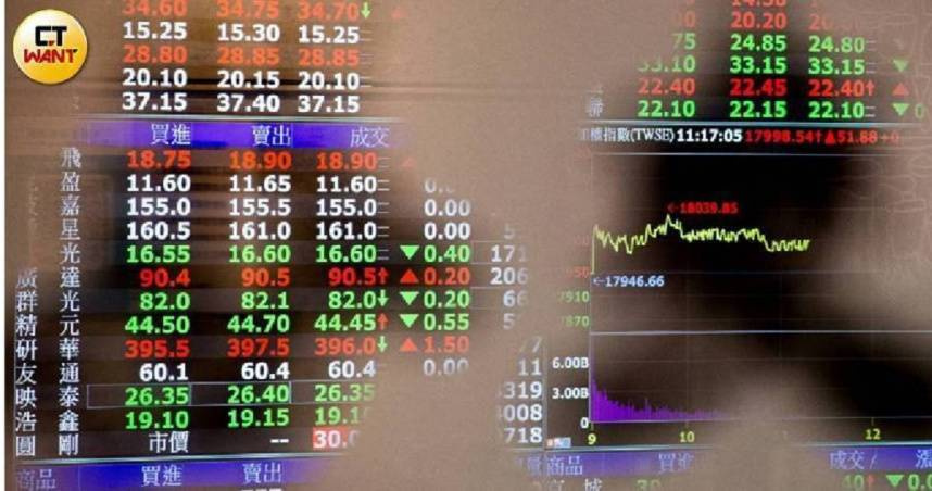 台股終場下跌13.77點，以21660.66點作收。（圖／報系資料照）