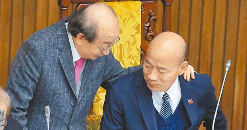 全台大罷免726投票，立法院長韓國瑜（右）開始積極為藍委站台，因應民進黨下一階段要把韓國瑜拉下。（圖／報系資料照）