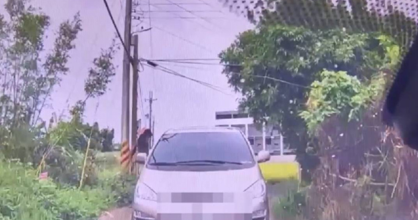 從新北市偷竊汽車逃至桃園市的49歲徐姓男子，一路倒車逃到死巷後束手就擒遭移送法辦。（圖／翻攝畫面）