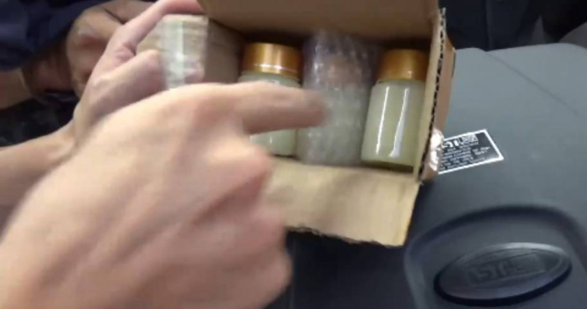 范姓男子在女同事杯子內下有俗稱「惡魔丘比特」的春藥。（圖／翻攝畫面）