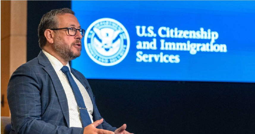 美國公民及移民服務局（US Citizenship and Immigration Services，USCIS）局長愛德洛（Joseph Edlow）。（圖／達志／美聯社）
