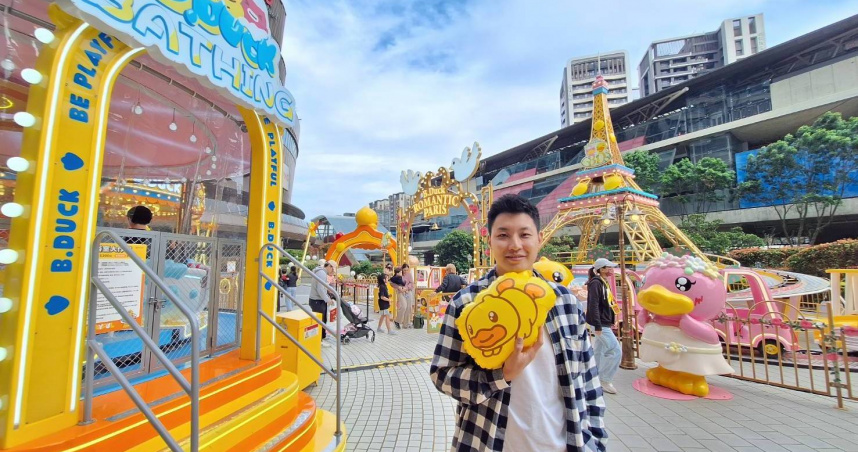 「B.Duck城市樂園」成為桃園超夯打卡點，背後創辦人為36歲的范進傑。（圖／林榮芳攝）