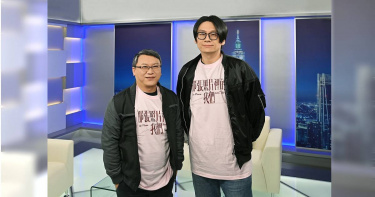 湯昇榮（左）、鄭乃方演暢談攜手執導電影的幕後甘苦與創作歷程。（圖／台視提供）