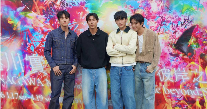 余杰恩、各務孝太、鍾岳軒、初孟軒被稱「流星四少」。（圖／有意思國際傳媒）