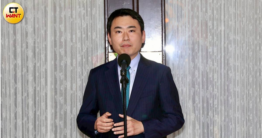 民進黨立委陳冠廷表示，川普涉台發言屬美方長期「戰略模糊」範疇。（圖／方萬民攝）