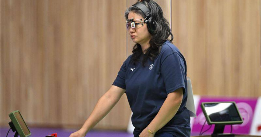 42歲台灣女子射擊運動員田家榛闖個人決賽。（圖／代表團）