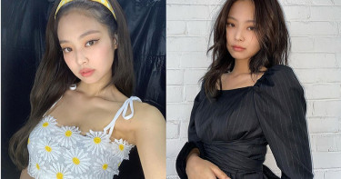 跟著韓國整形範本新寵Jennie,畫厭世眼線plus柔和系眼影