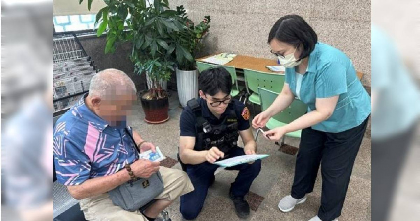 羅翁遭詐團假扮的孫女行騙，對方誆稱需匯 20萬元買家電，所幸被行員及警方及時阻詐。（圖／翻攝畫面）