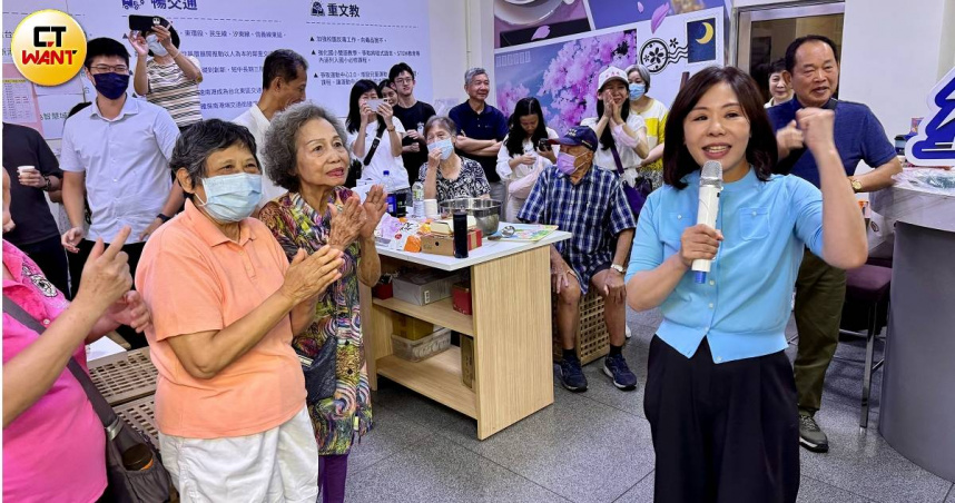 國民黨台北市港湖區立委李彥秀26日稍早表示，自己將一本初衷，繼續守護港湖。（圖／方萬民攝）