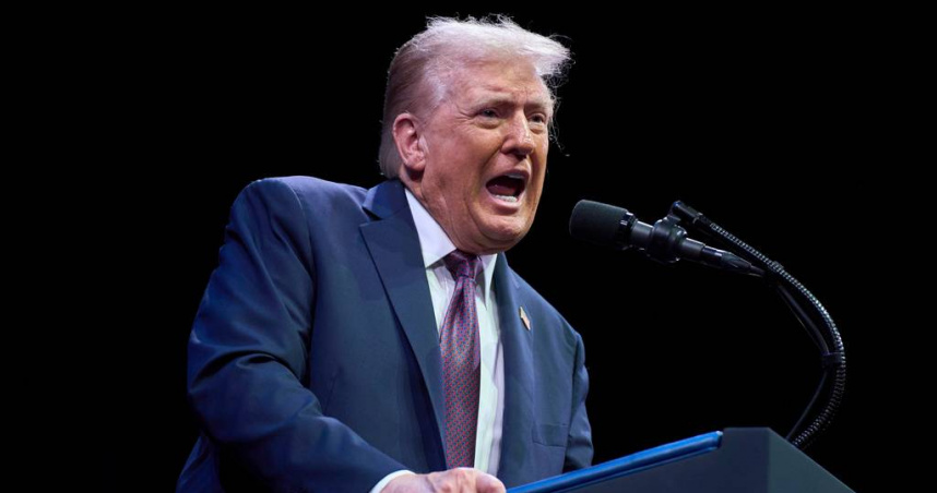 美國總統川普。（圖／達志／美聯社）