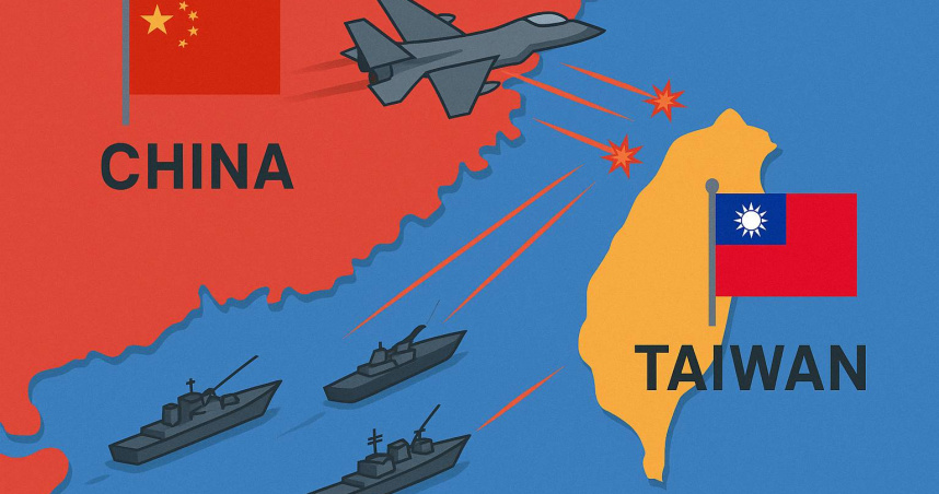 有網友好奇若台海開戰，要去哪個縣市生活最安全？（圖／AI示意圖）