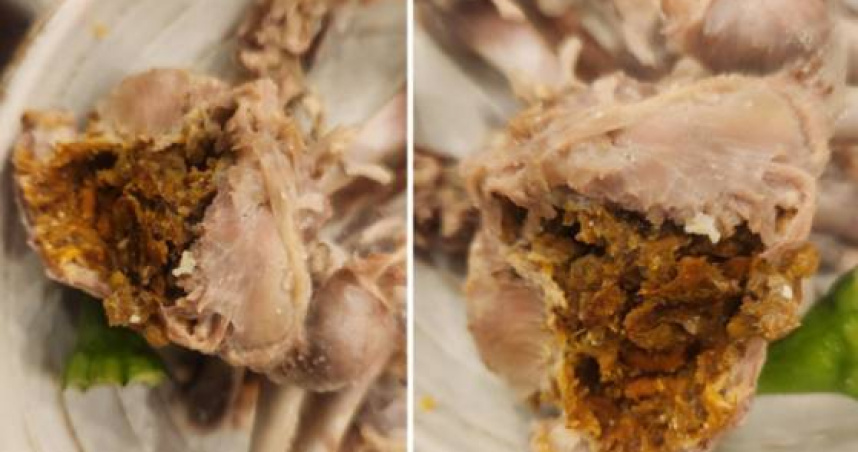 南韓仁川松島一間知名蔘雞湯餐廳近日爆出食品衛生爭議。（圖／翻攝自中央日報）