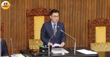 江啟臣於勞動節提出「好政加碼」勞工政策，強調打造更友善職場環境。（圖／周志龍攝）