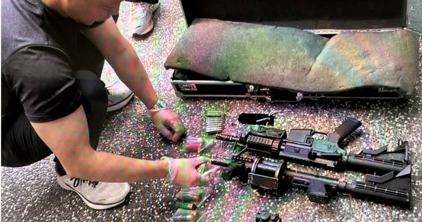 黑市破百萬！罕見美製「大毒蛇步槍」現蹤台中　海巡破門逮2嫌送辦