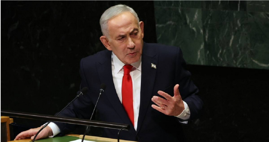 以色列總理納坦雅胡（Benjamin Netanyahu）。（圖／達志／美聯社）