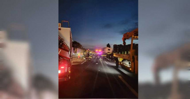 國道一號爆重大車禍!疑4車連撞 1人無呼吸心跳4傷