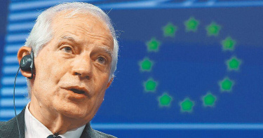 歐盟外交與安全政策高級代表波瑞爾針對台灣議題受訪表示，歐盟既定立場是不承認台灣的國家地位，未來也不會這樣做。（圖／路透）