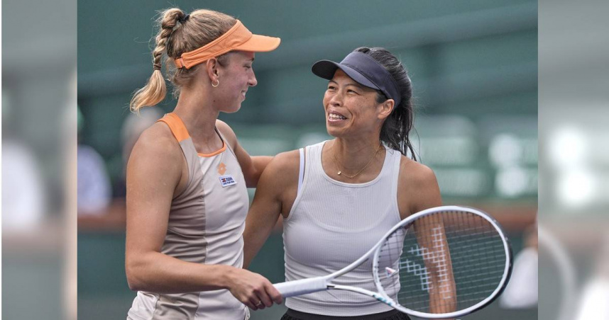 謝淑薇再次闖進澳網女雙8強。（圖／美聯社資料照）