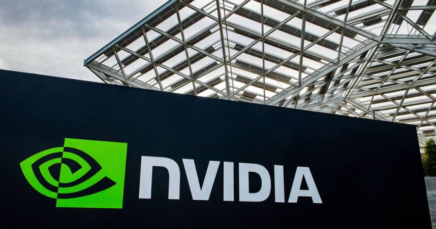 輝達股價暴跌。（圖／美聯社／達志）