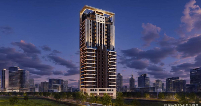 「宏築臻玥」位居台北市中山區核心地段，周邊商業機能、交通網絡環繞（圖／宏築機構提供）。