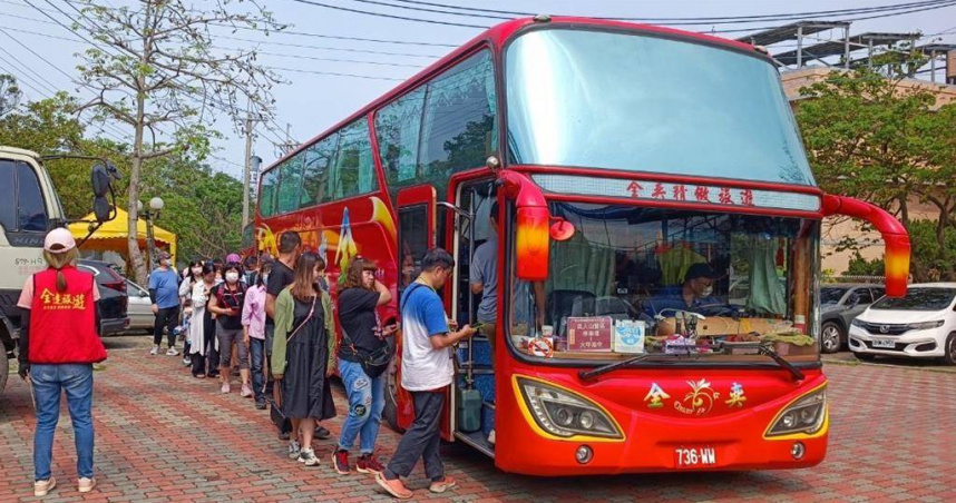 大甲媽將於4月4日起駕，中市府分別於起駕及回鑾兩日規畫3條免費接駁專車。（圖／台中市府提供）