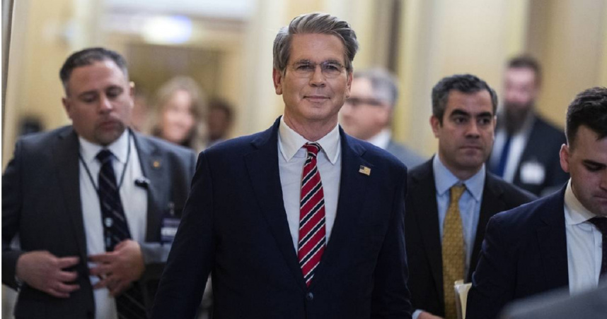 美國財政部長史考特‧貝森特。（圖／達志／美聯社）